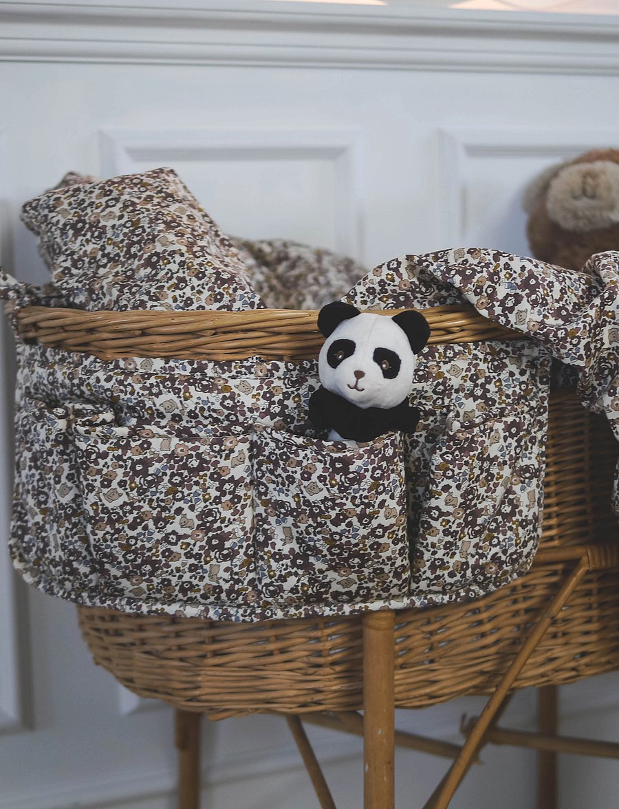 That's Mine - Louis bed pocket - rúmvasar - flora bunnies rose taupe - 0