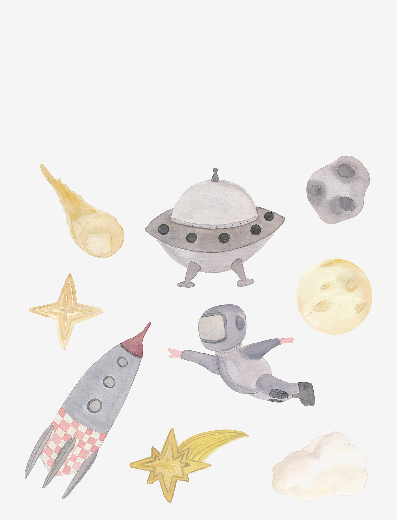 That's Mine - Wallstickers Spacetime - madalaimad hinnad - multi - 0