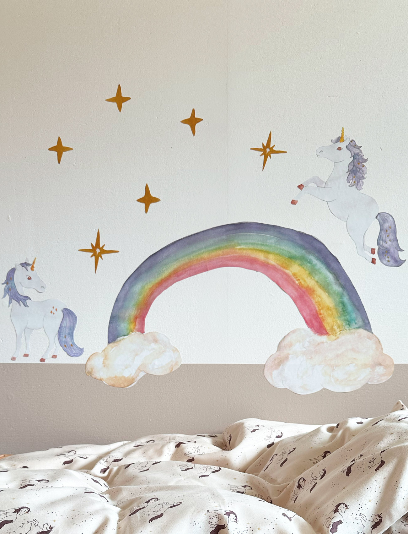 That's Mine - Wallstickers unicorn rainbow - väggklistermärken - multi - 1