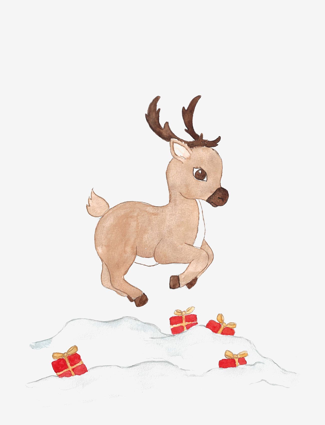 That's Mine - Wallstickers Rudolph and gifts - laagste prijzen - multi - 0