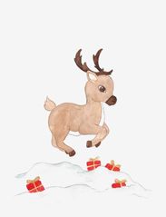 Wallstickers Rudolph and gifts - MULTI