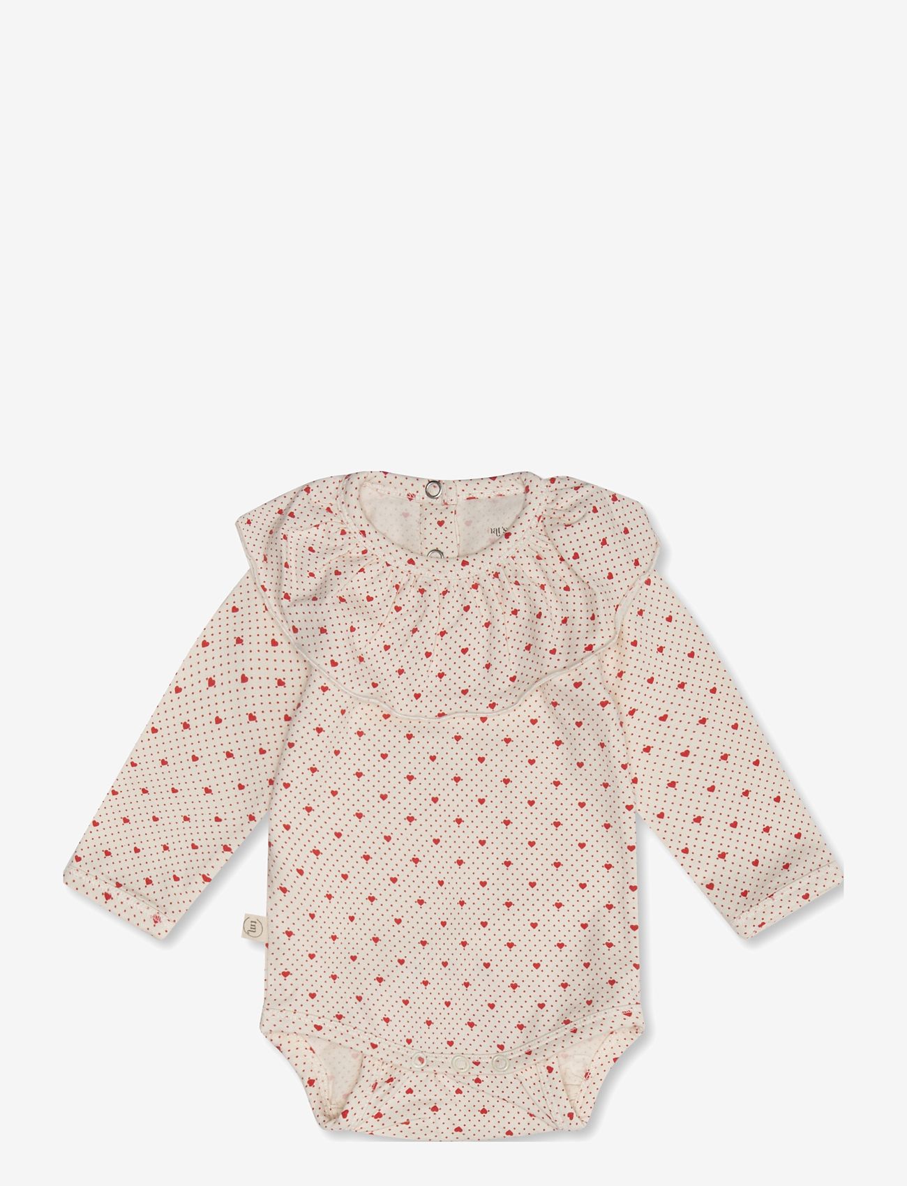 That's Mine - Ella bodystocking - långärmade bodies - lots of love red - 0