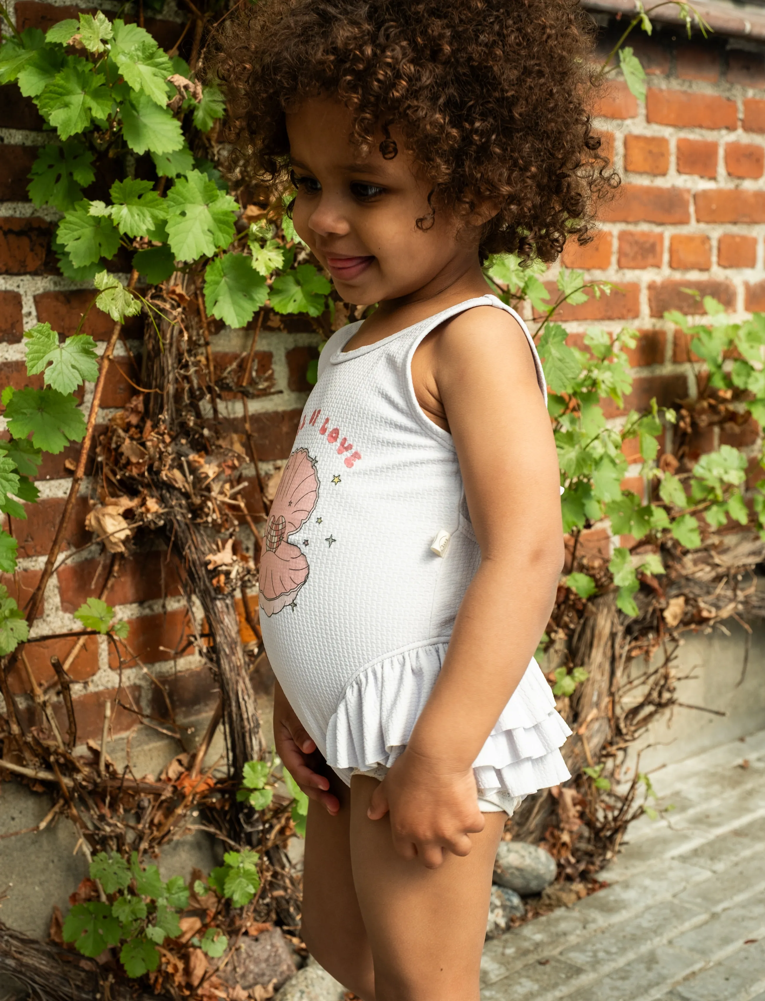 That's Mine Safina swimsuit - UV clothing - SHELL OF LOVE / purple