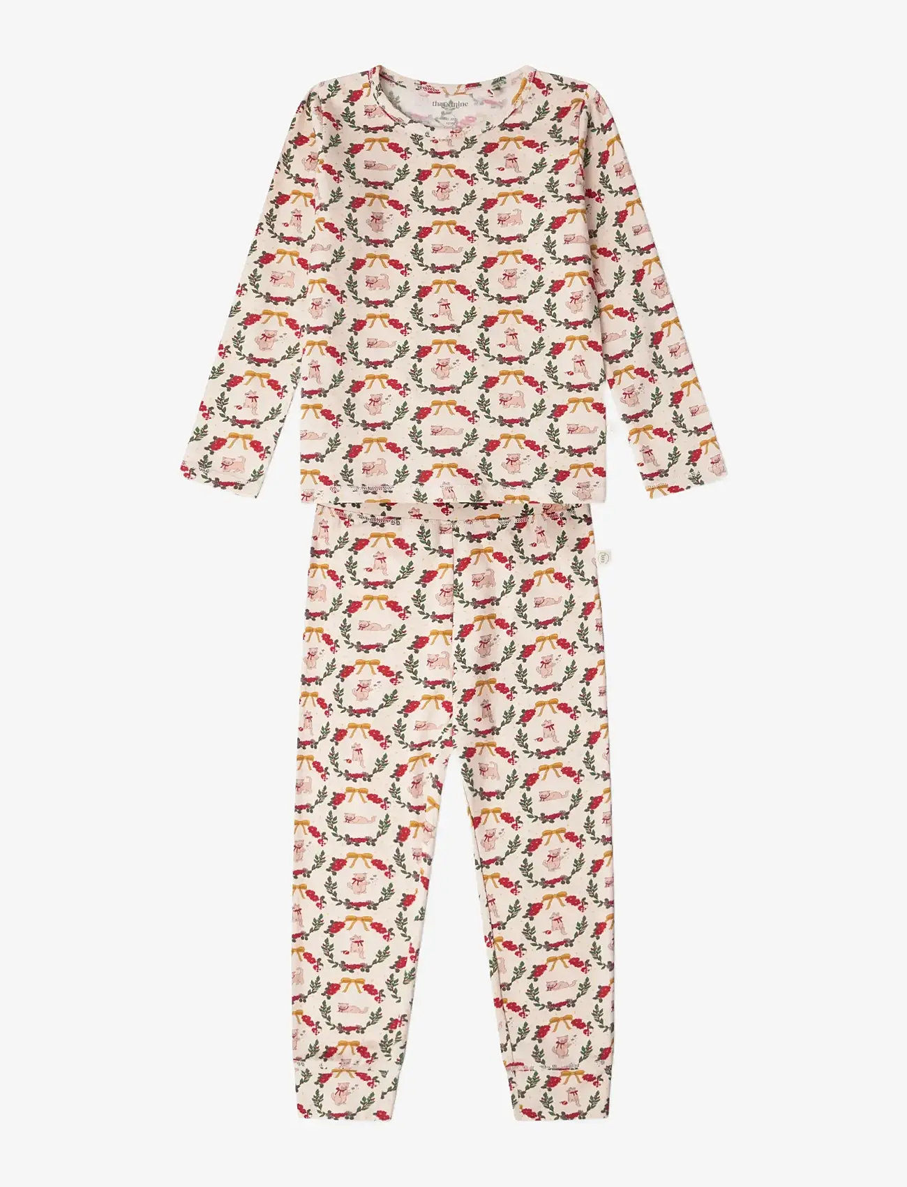 That's Mine - Emilio homewear set - pyjama-sets - christmas wreath - 1