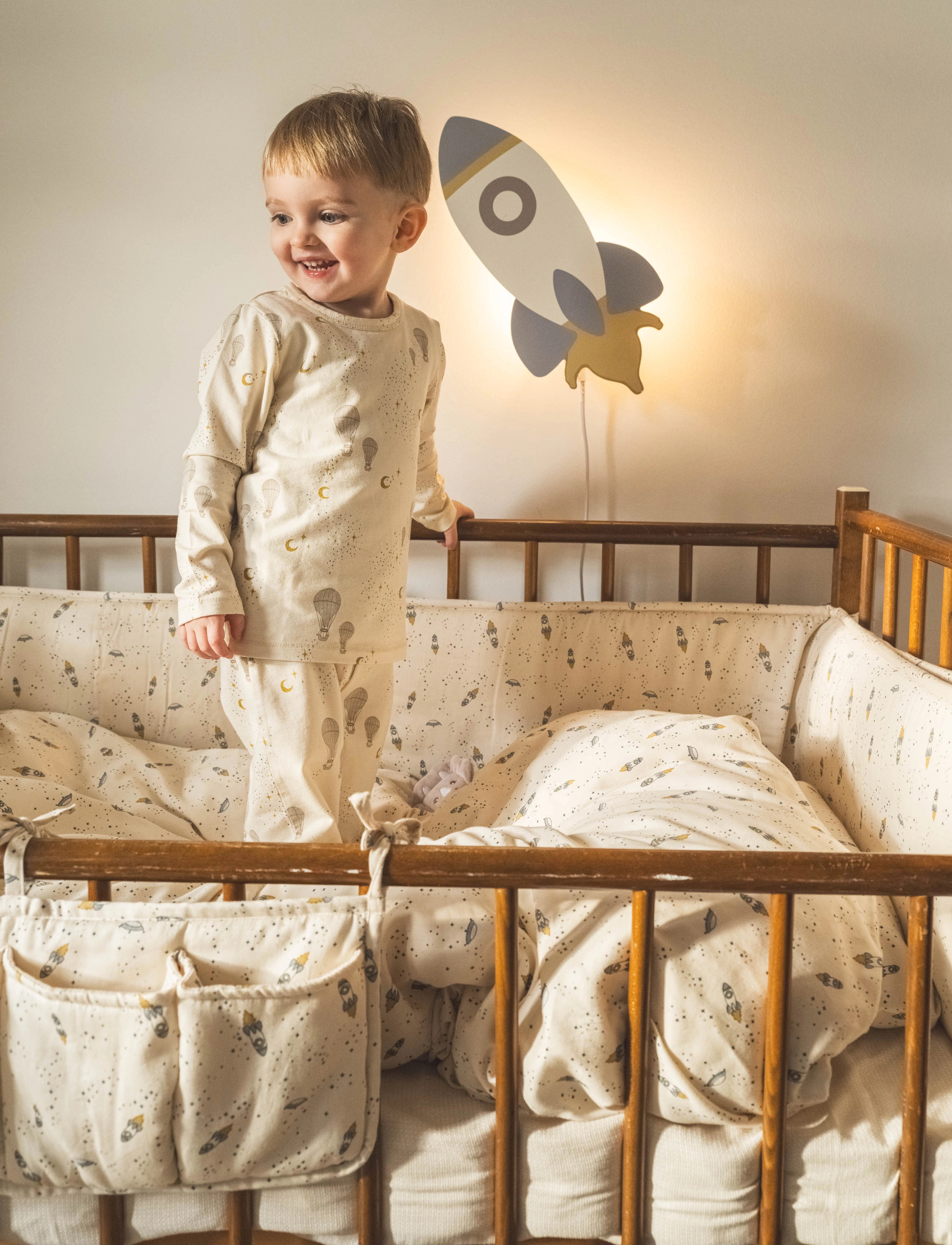 That's Mine Emilio Homewear Set, 110, Pyjamas, Beige - Pyjama Sets, Kinder