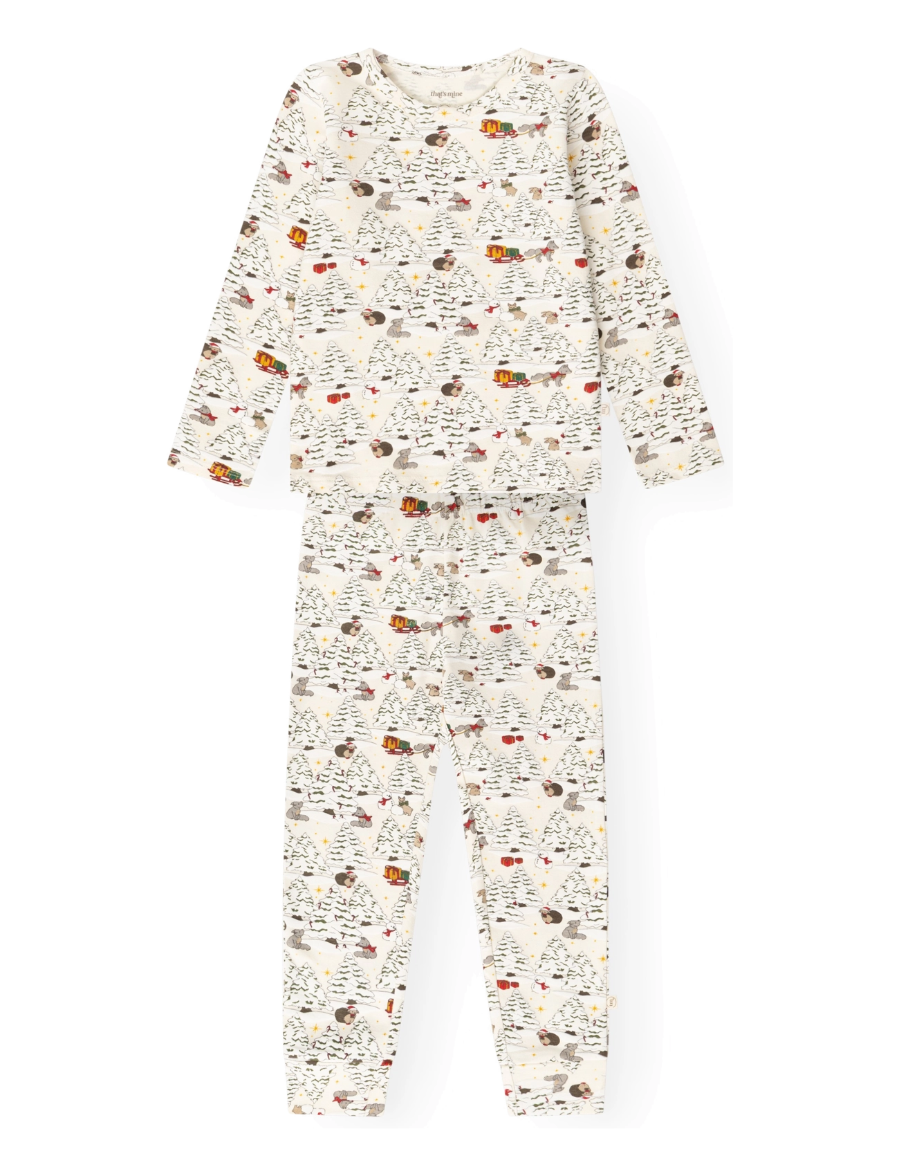 That's Mine Emilio homewear set - Tøj - MERRY LITTLE FOREST / cream
