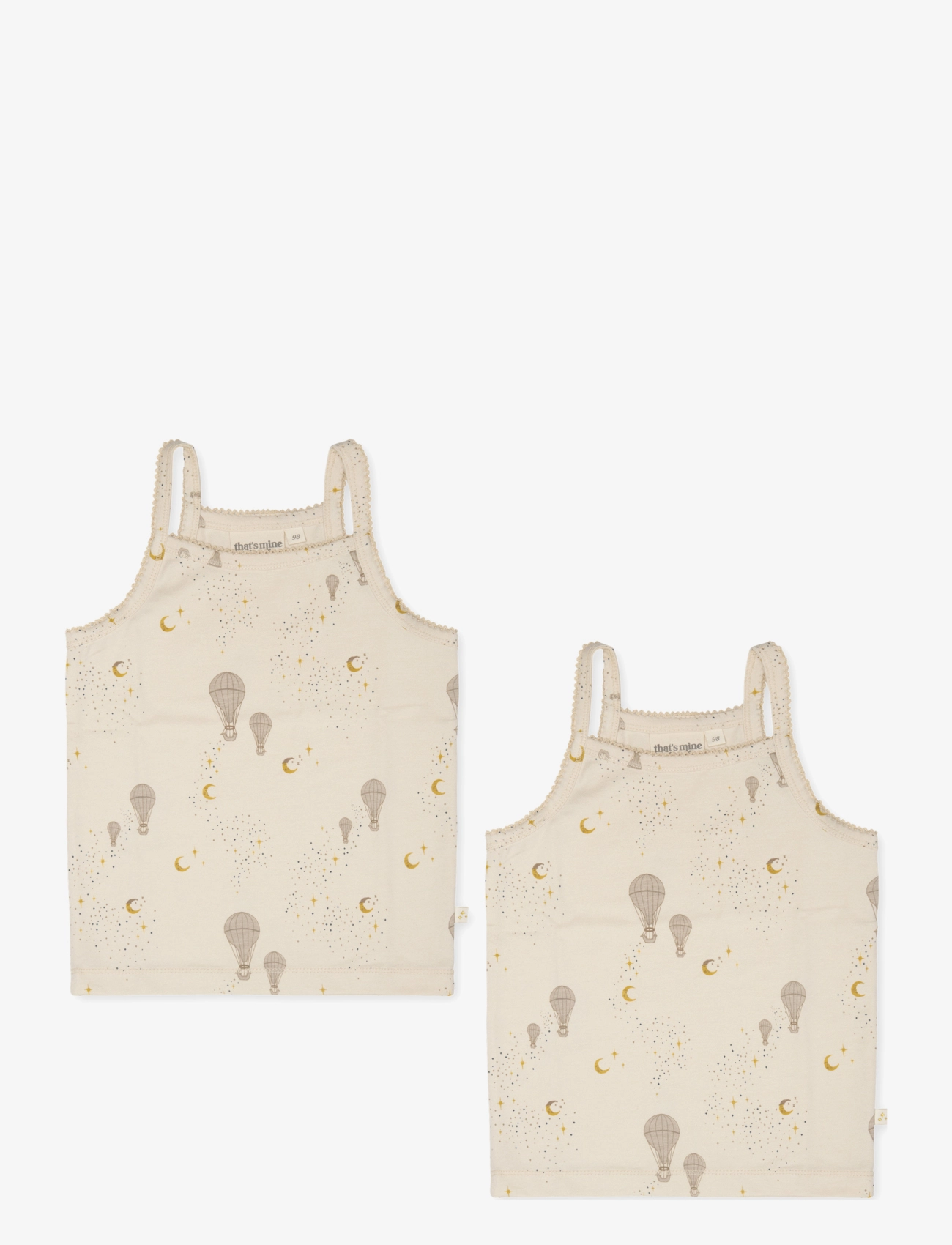 THAT'S MINE Esta Strap Oberteil 2-Pack Cream - 92 - Kinder