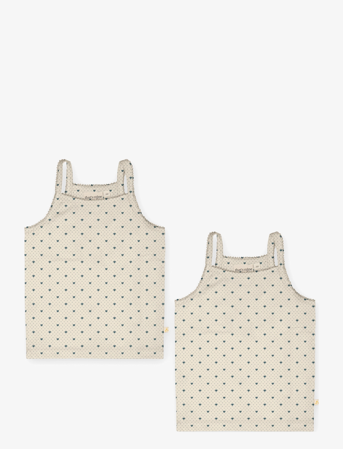 THAT'S MINE Esta Strap Oberteil 2-Pack Cream - 116 - Kinder
