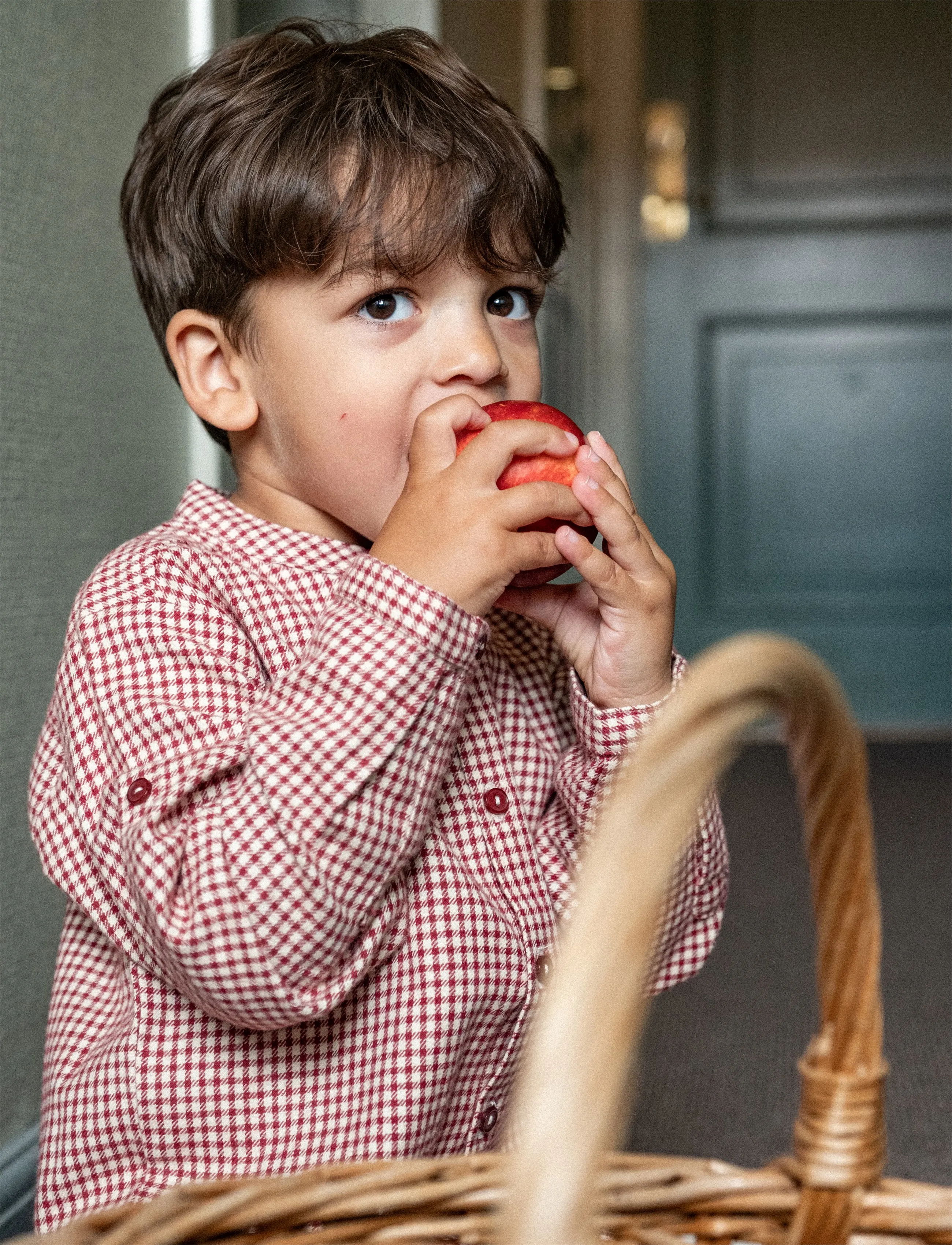 That's Mine Hugo shirt - Langärmlige Hemden - MAPLE CHECK / burgundy