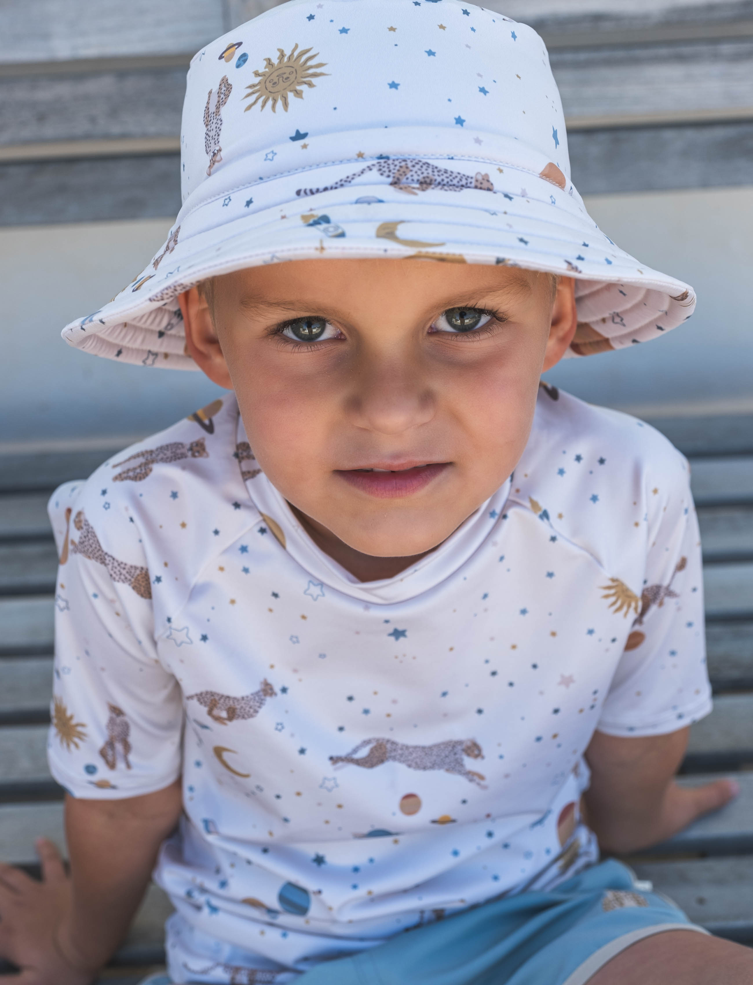 That's Mine Sol Swim Hat, 2-4Y, Grey, Badetøj > Swimhats, Børn