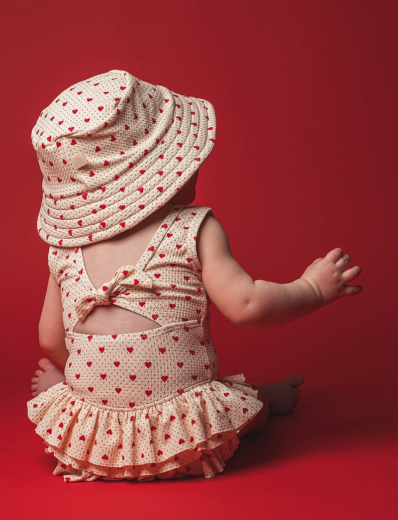 That's Mine - Sol swim hat - badekappen - lots of love red - 3