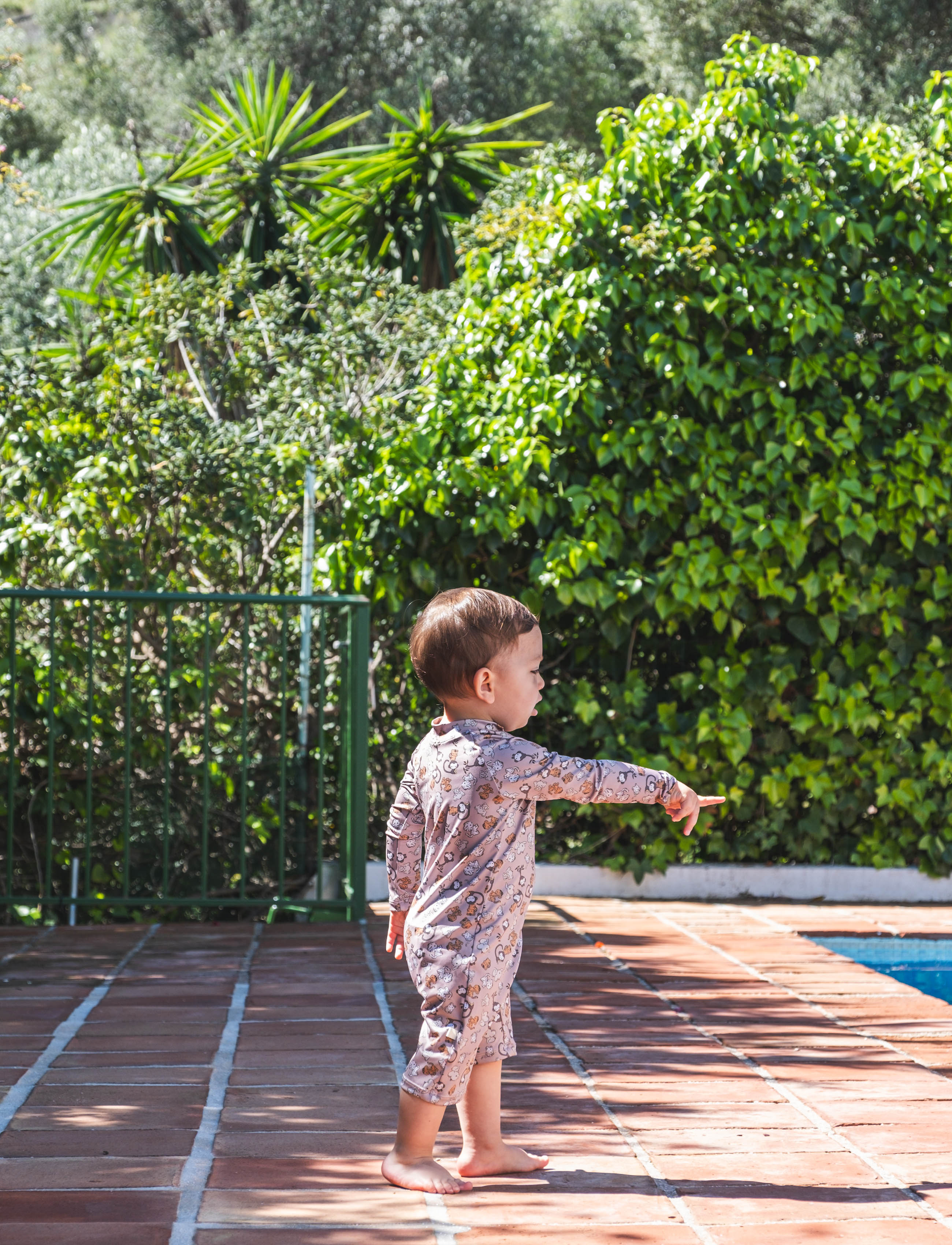 That's Mine Sune Swim Onesie, 92, Brown, Badetøj > Badedragter, Børn