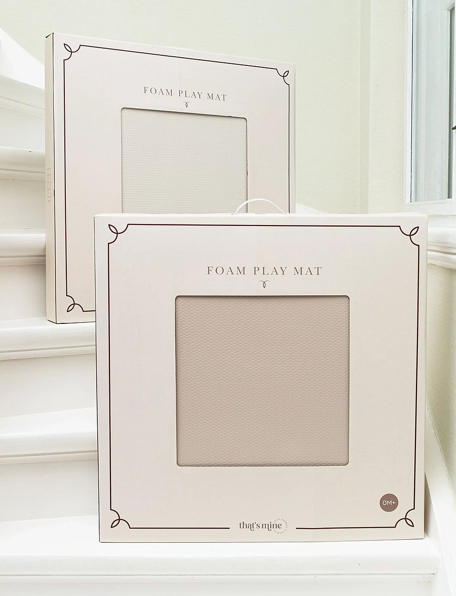 That's Mine - Arie foam play mat square - babygyms & speelkleden - pastel grey - 4