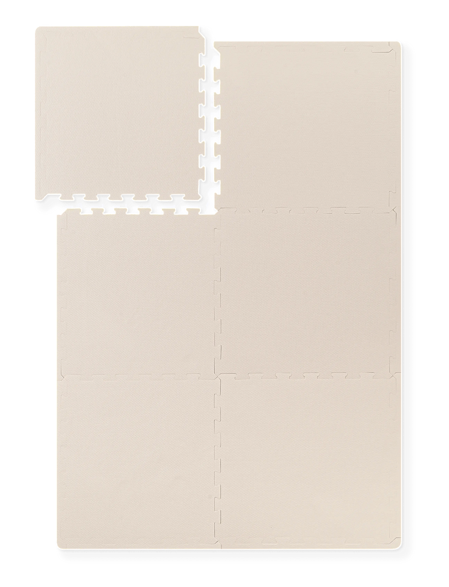 That's Mine - Arie foam play mat square - aktivitetssentre & lekematter - soft brown - 1