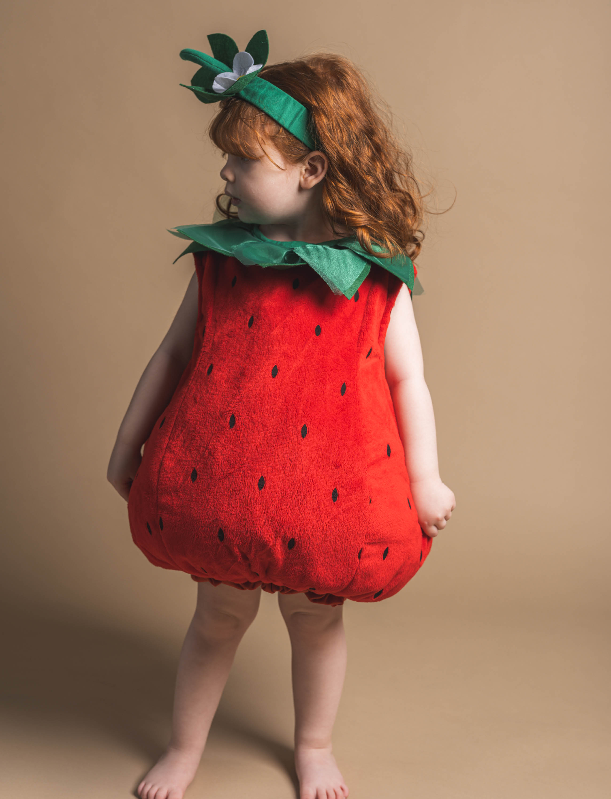 That's Mine Livia Strawberry Suit, 1-3, Costumes & Accessories, Rot - Kinder