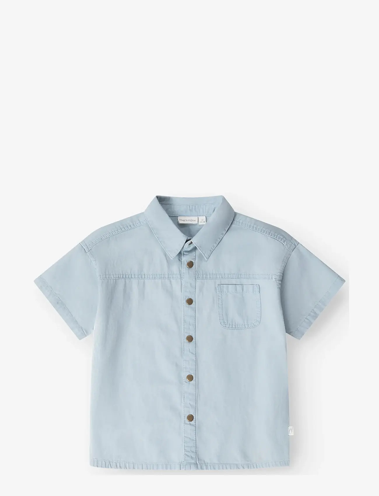 That's Mine - Silas shirt - kurzärmlige hemden - blue mist - 1