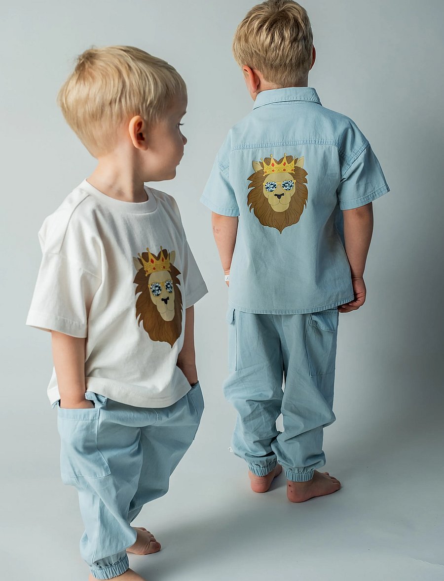 That's Mine - Silas shirt - lühikeste varrukatega särgid - blue mist - 3