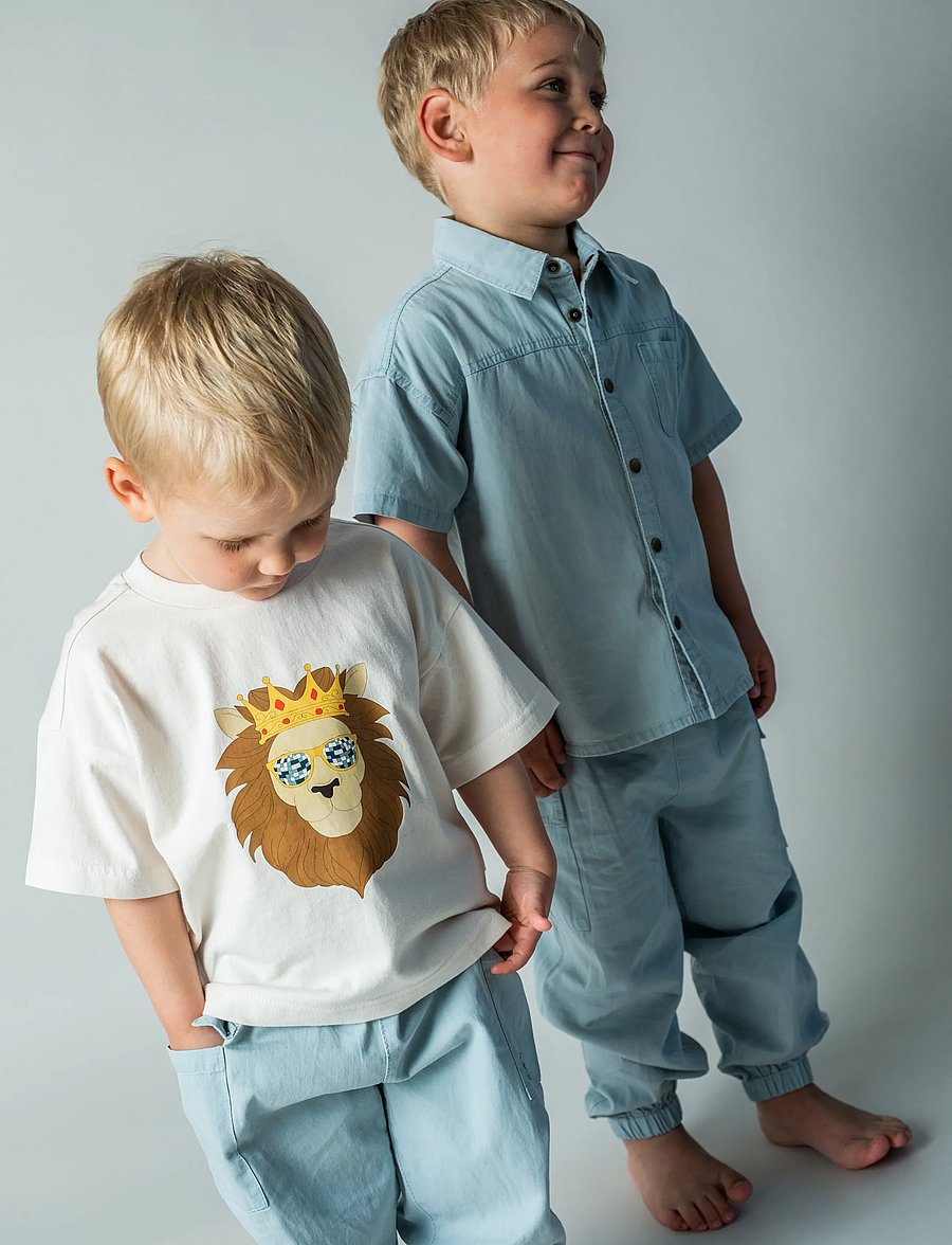 That's Mine - Silas shirt - lühikeste varrukatega särgid - blue mist - 4