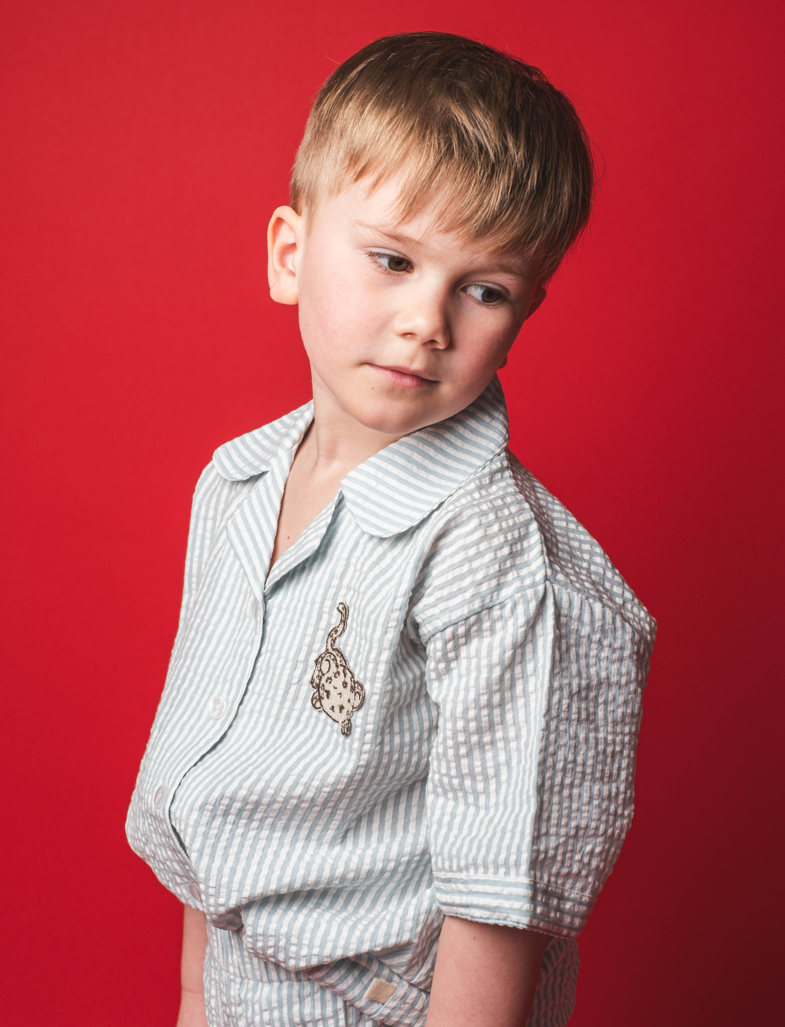 That's Mine - Ino shirt - kortärmade skjortor - blue stripe - 3