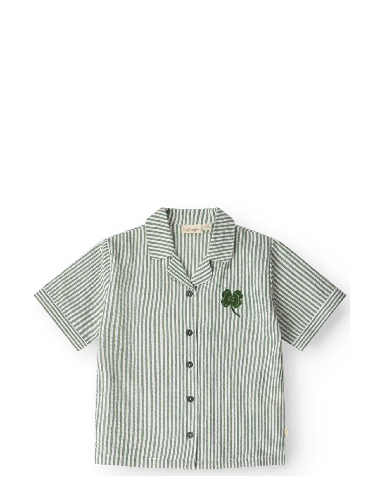 That's Mine Ino shirt - Basplagg - GREEN STRIPE / green