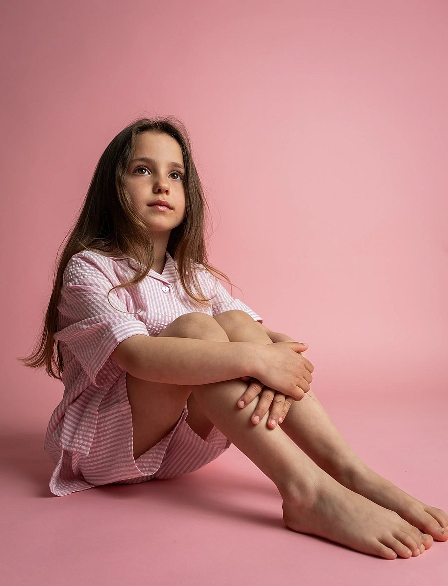 That's Mine - Isa shorts - casual shorts - pink stripe - 2