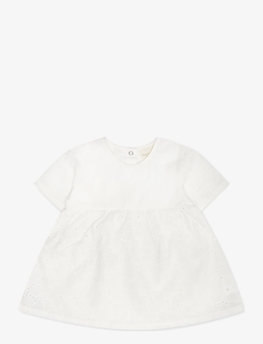That's Mine - Ilia dress - kortärmade babyklänningar - brilliant white - 1