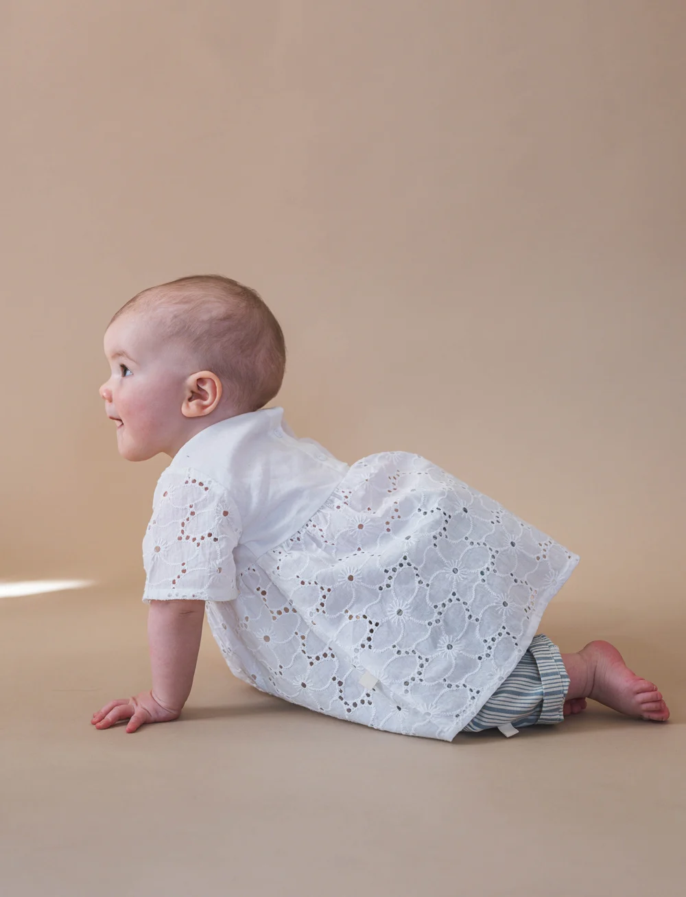 That's Mine - Ilia dress - kortärmade babyklänningar - brilliant white - 0