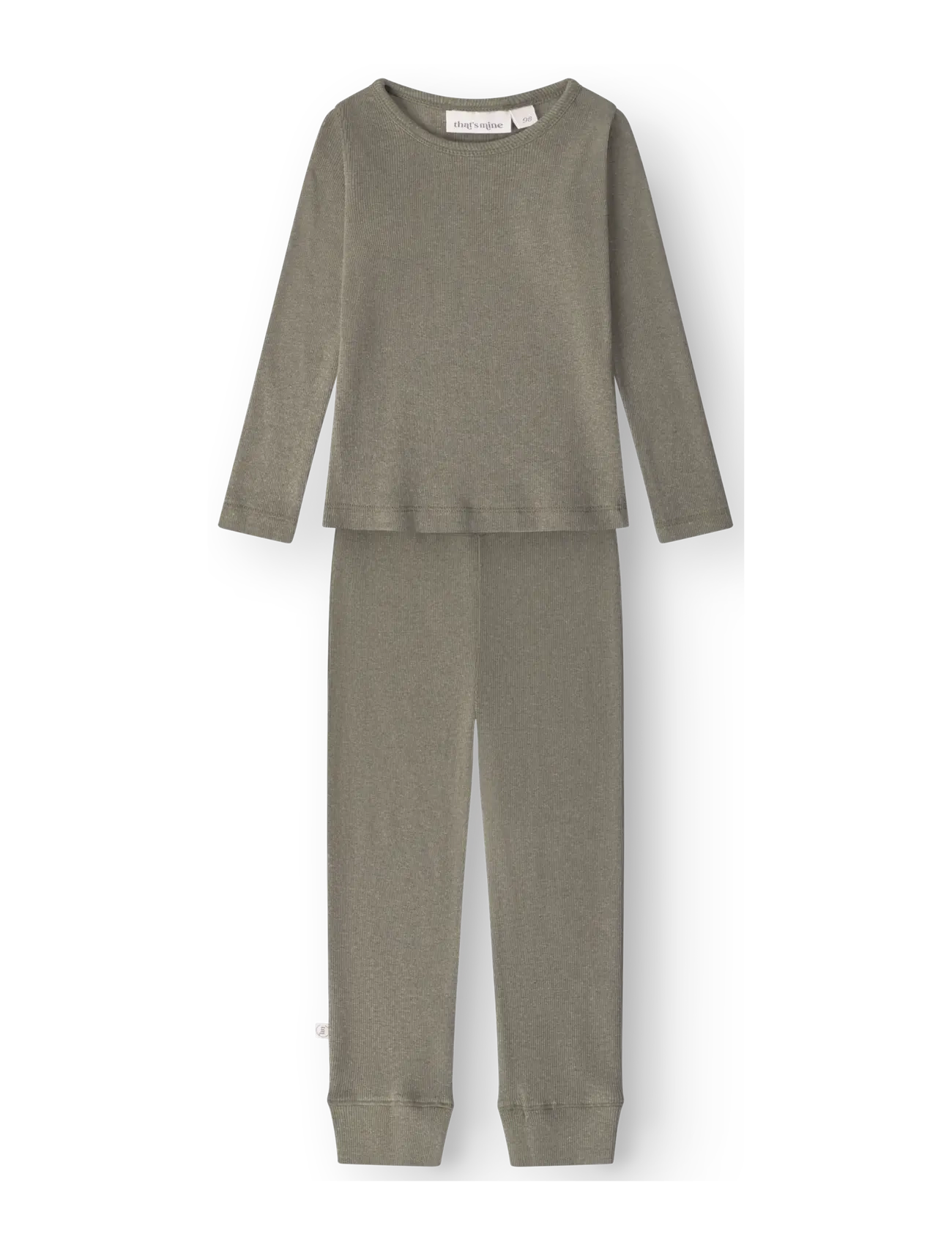 Christer homewear set - GREEN MELANGE