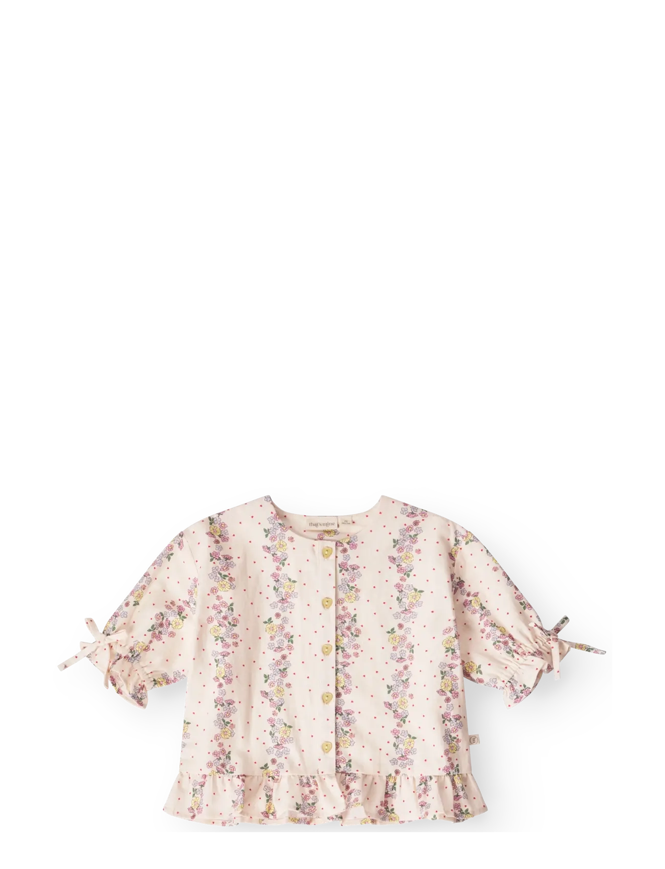 That's Mine Carmen shirt - Kläder - SHELL FLEUR / cream
