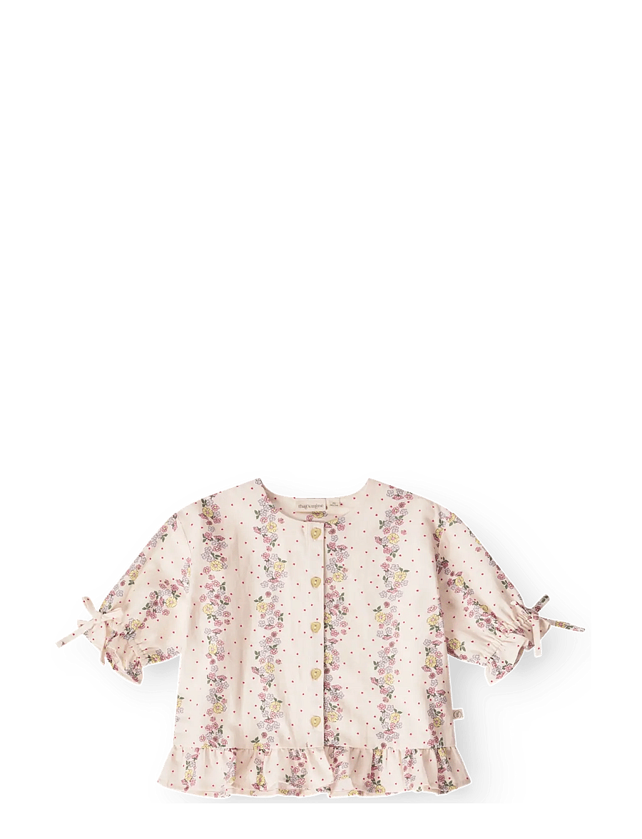 That's Mine - Carmen shirt - chemisiers & tuniques - shell fleur - 1