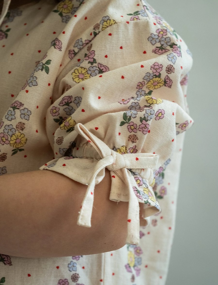 That's Mine - Carmen shirt - chemisiers & tuniques - shell fleur - 3