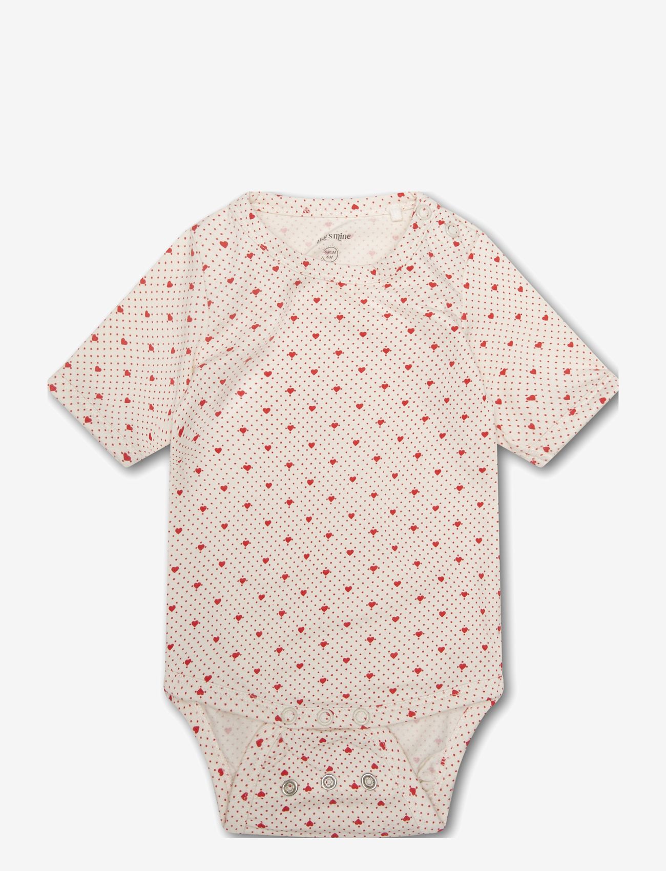 That's Mine - Ellis SS bodystocking - short-sleeved bodies - lots of love red - 0