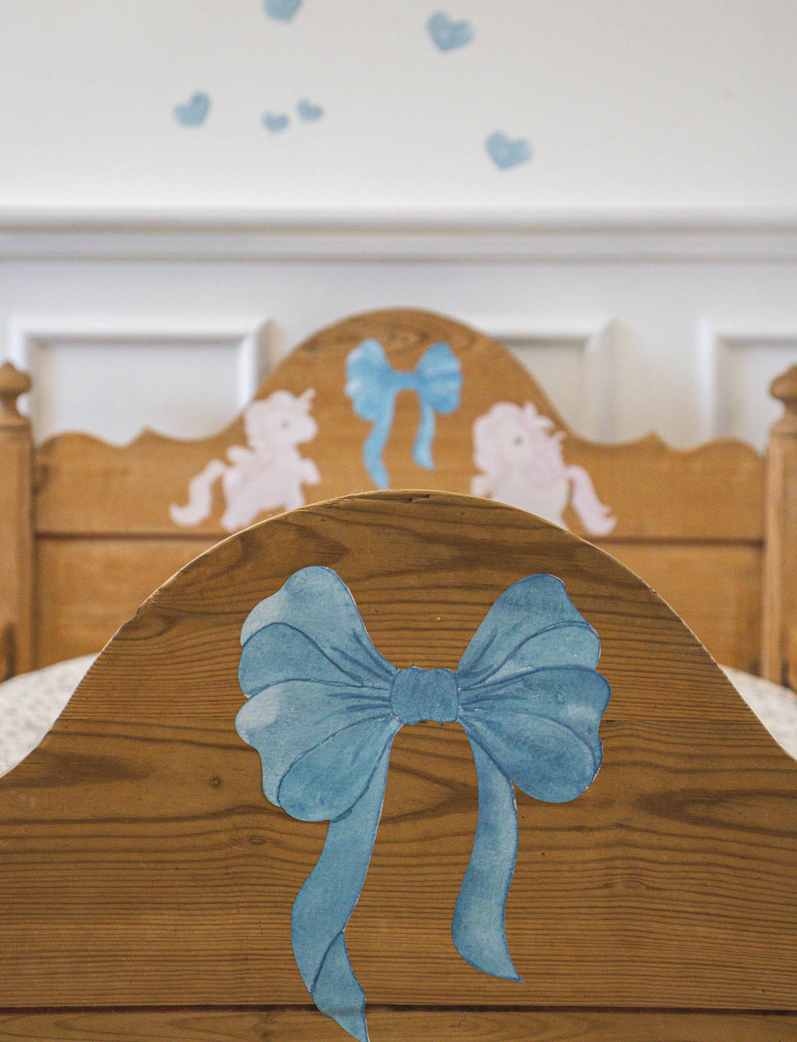 That's Mine Wallsticker Blue Bows 3-Pack, One Size, Kids Decor, Blau - Wall Decors, Kinder
