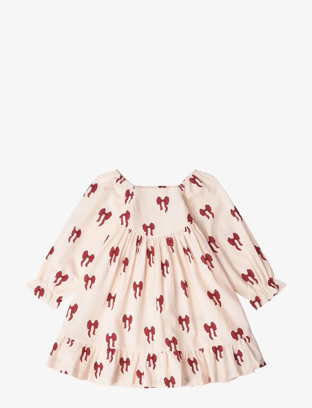 That's Mine - Sarah dress - long-sleeved casual dresses - rouge boucle - 1