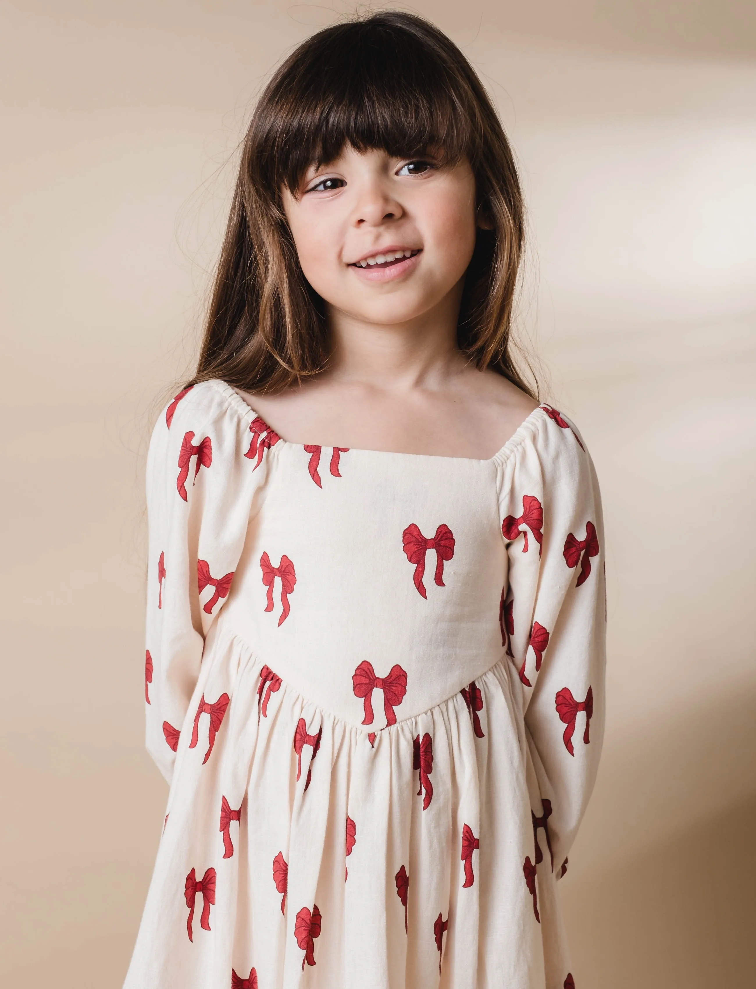 That's Mine - Sarah dress - pikkade varrukatega vabaaja kleidid - rouge boucle - 5