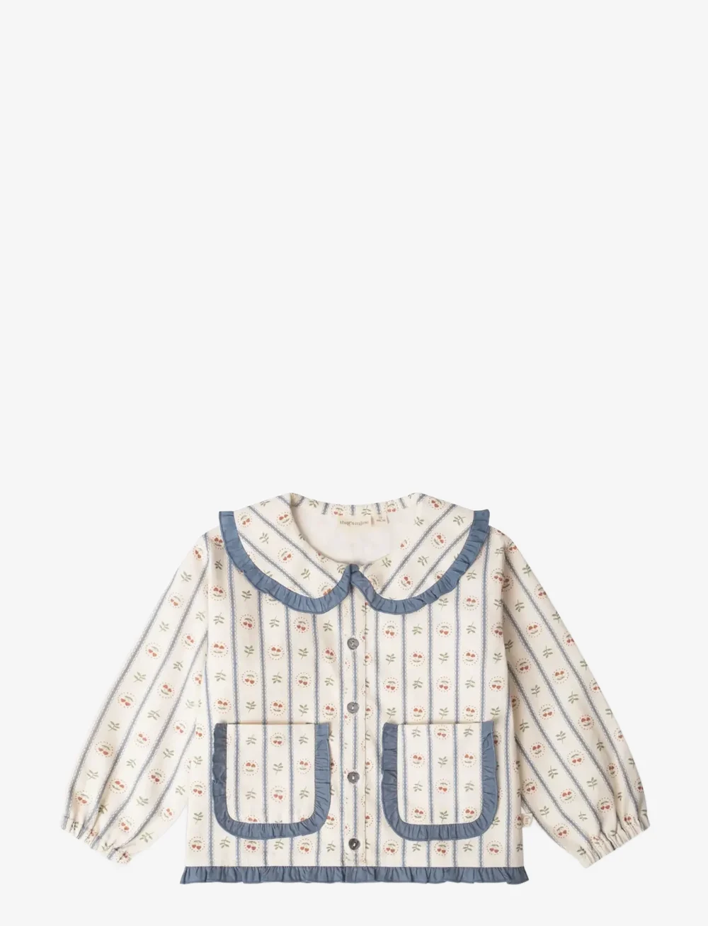 That's Mine - Fleur Shirt - långärmade skjortor - love berry - 1