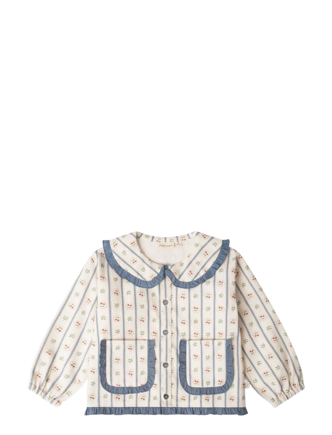 That's Mine Fleur Shirt - Bluser & tunikaer - LOVE BERRY / cream