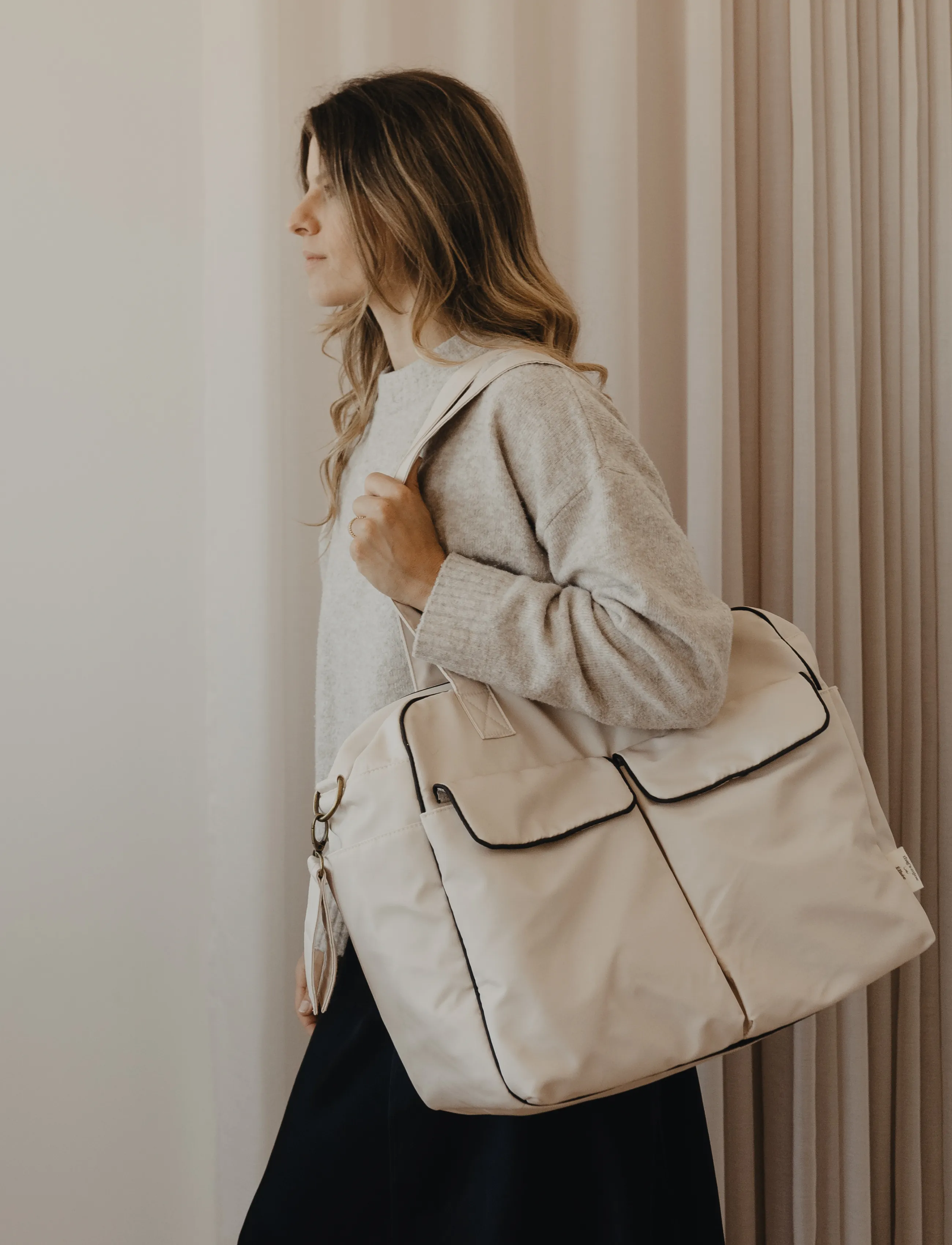 That's Mine Collab Nursing Bag, One Size, Breastfeeding Products, Beige - Pillows, Kinder