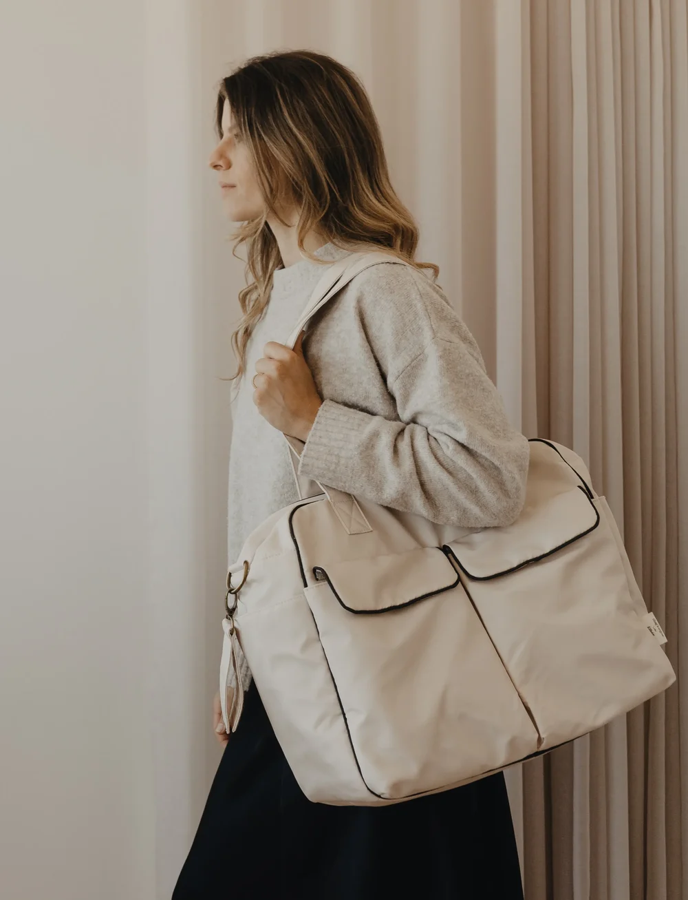 That's Mine - Collab nursing bag - skötväskor - french oak - 0