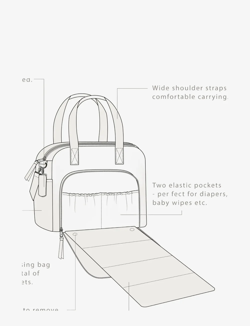 That's Mine - Collab nursing bag - skötväskor - french oak - 5