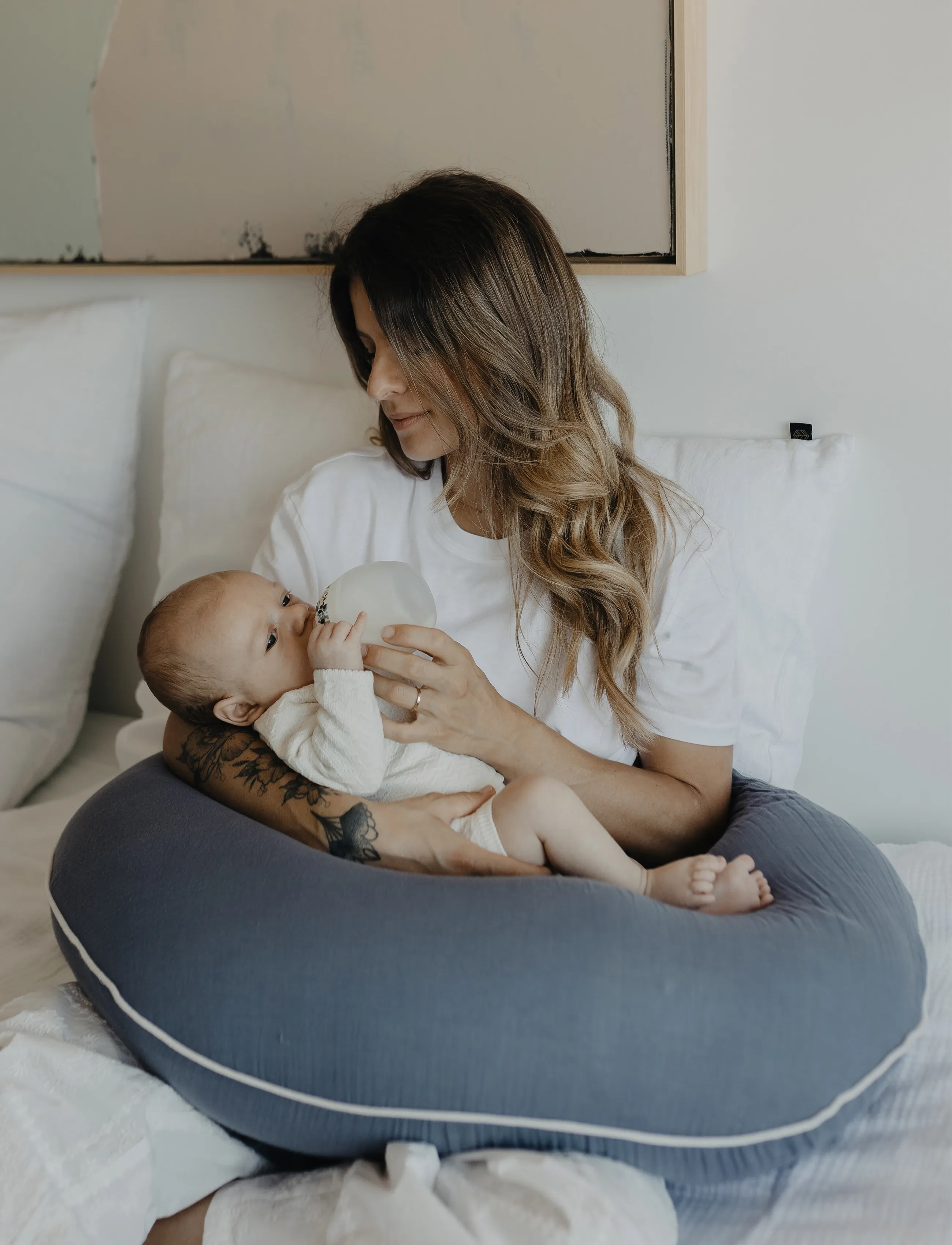 That's Mine Collab Nursing Pillow, One Size, Breastfeeding Products, Marineblau - Pillows, Kinder