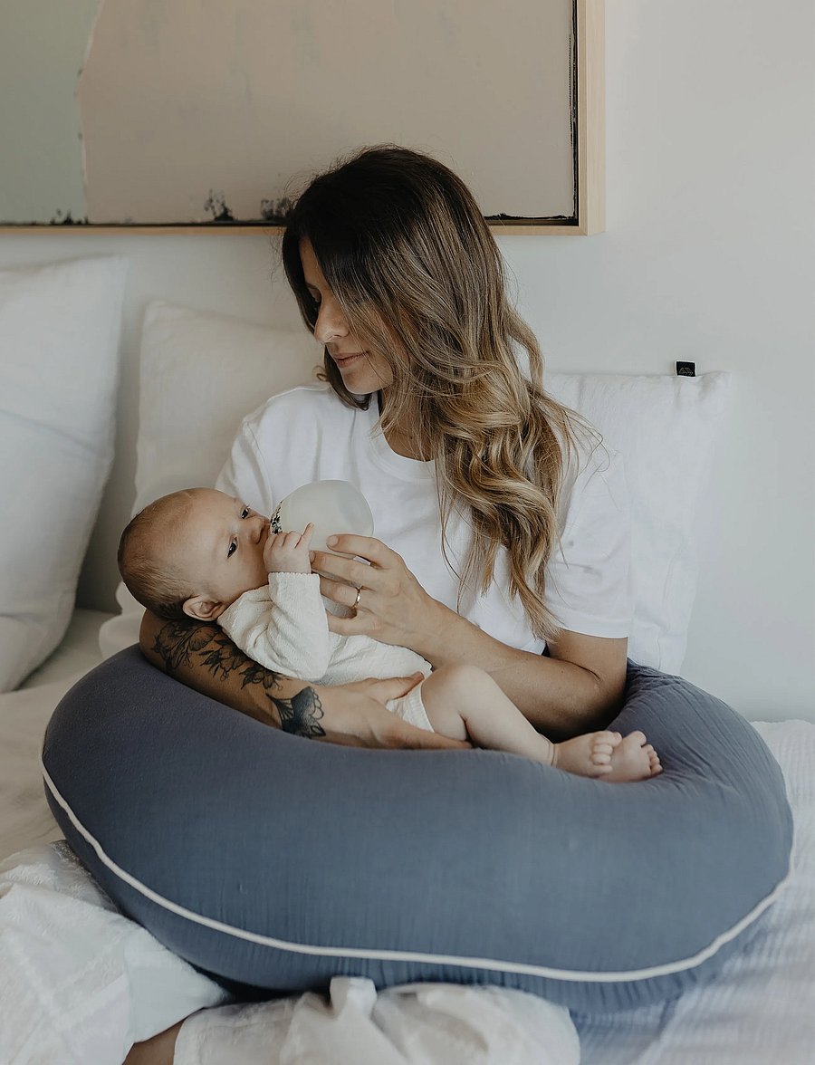 That's Mine - Collab nursing pillow - oreiller d'allaitement - flint stone - 0