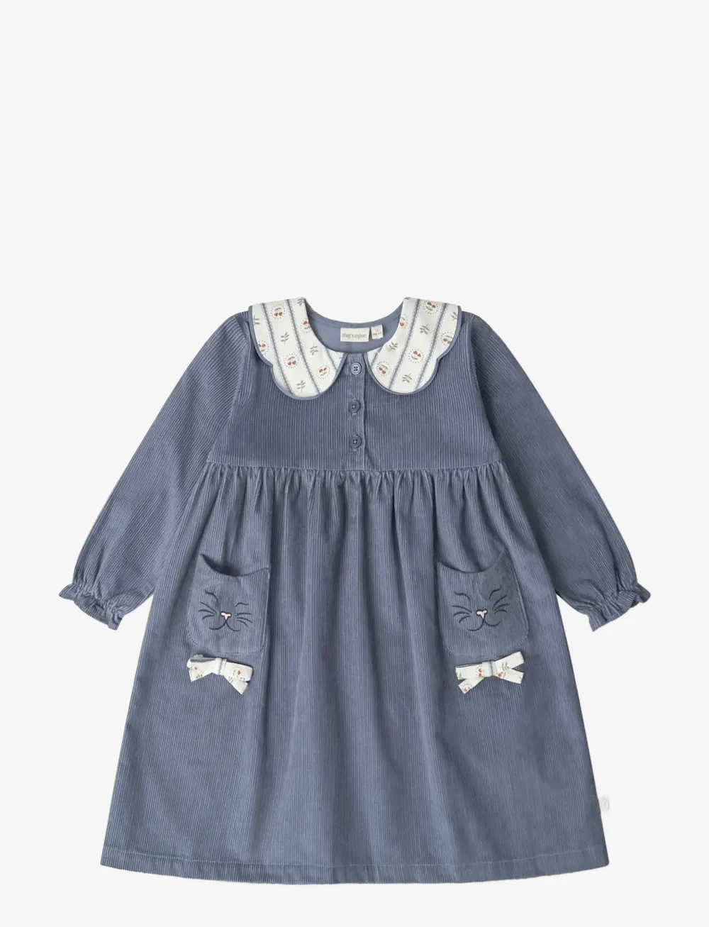 That's Mine - Rosalia dress - langärmelige freizeitkleider - flint stone - 1