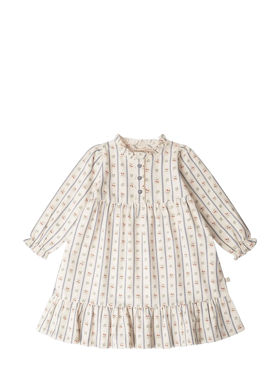 That's Mine - Flicka dress - langärmelige babykleider - love berry - 1