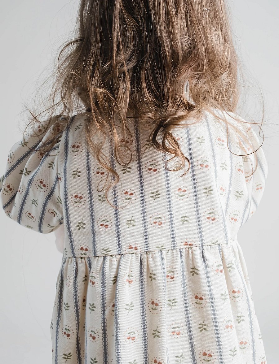 That's Mine - Flicka dress - langärmelige babykleider - love berry - 5