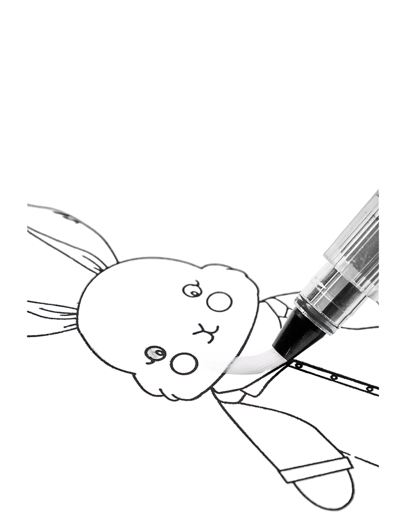 That's Mine - Drew water colouring book - coloring & craft books - bunny - 2