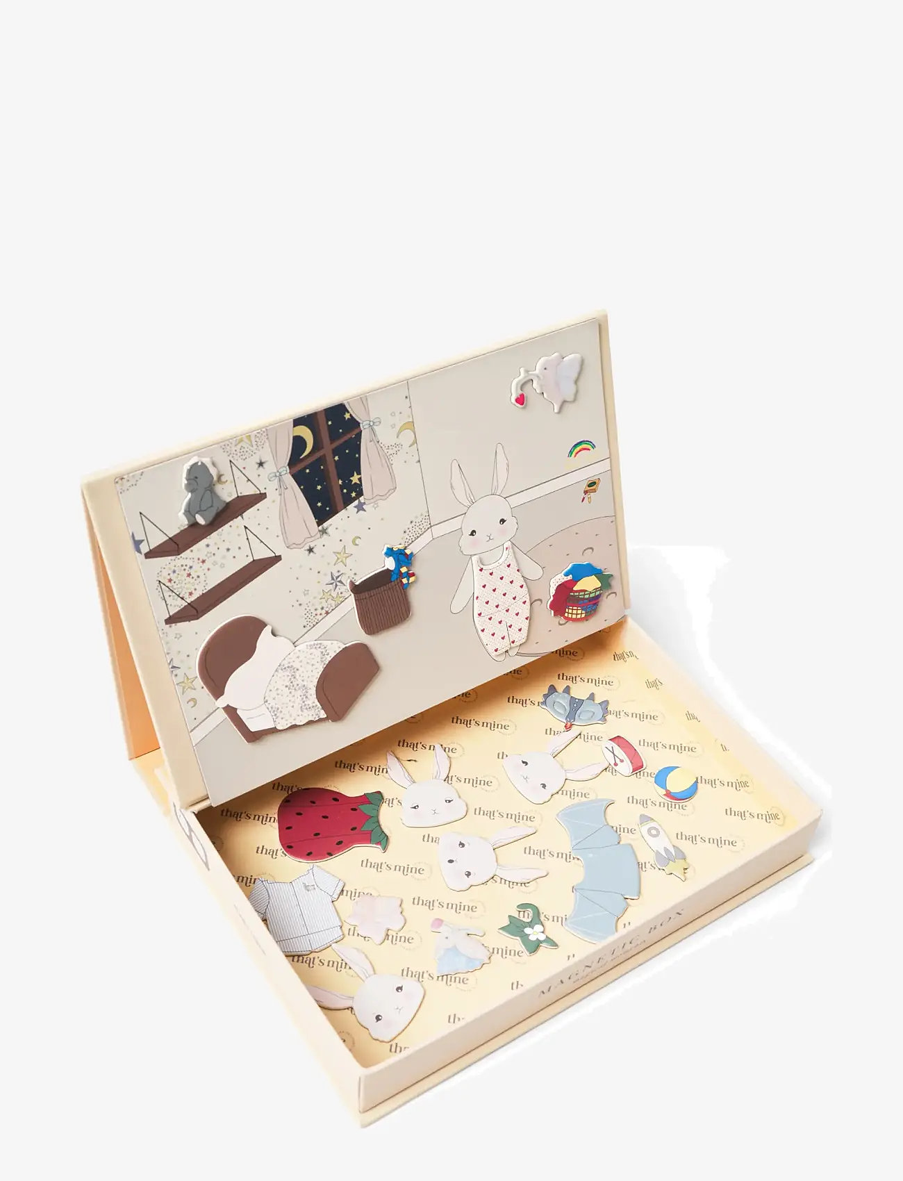 That's Mine - Lou magnetic box - kreasæt - bunny - 2