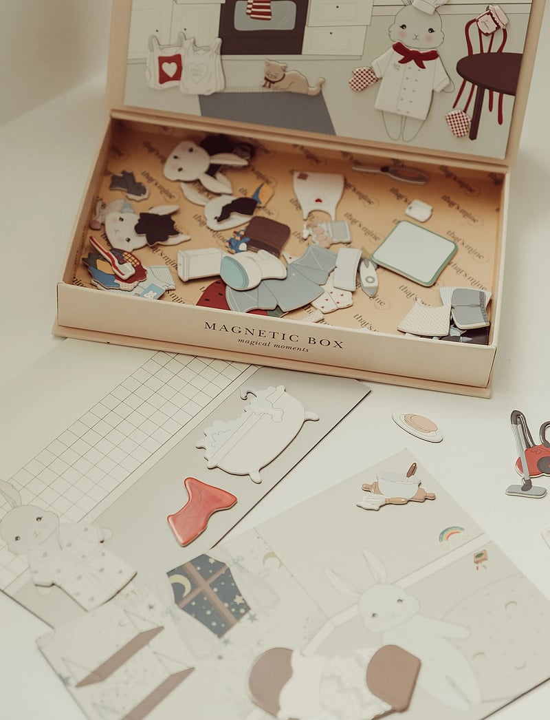 That's Mine - Lou magnetic box - kreasæt - bunny - 0