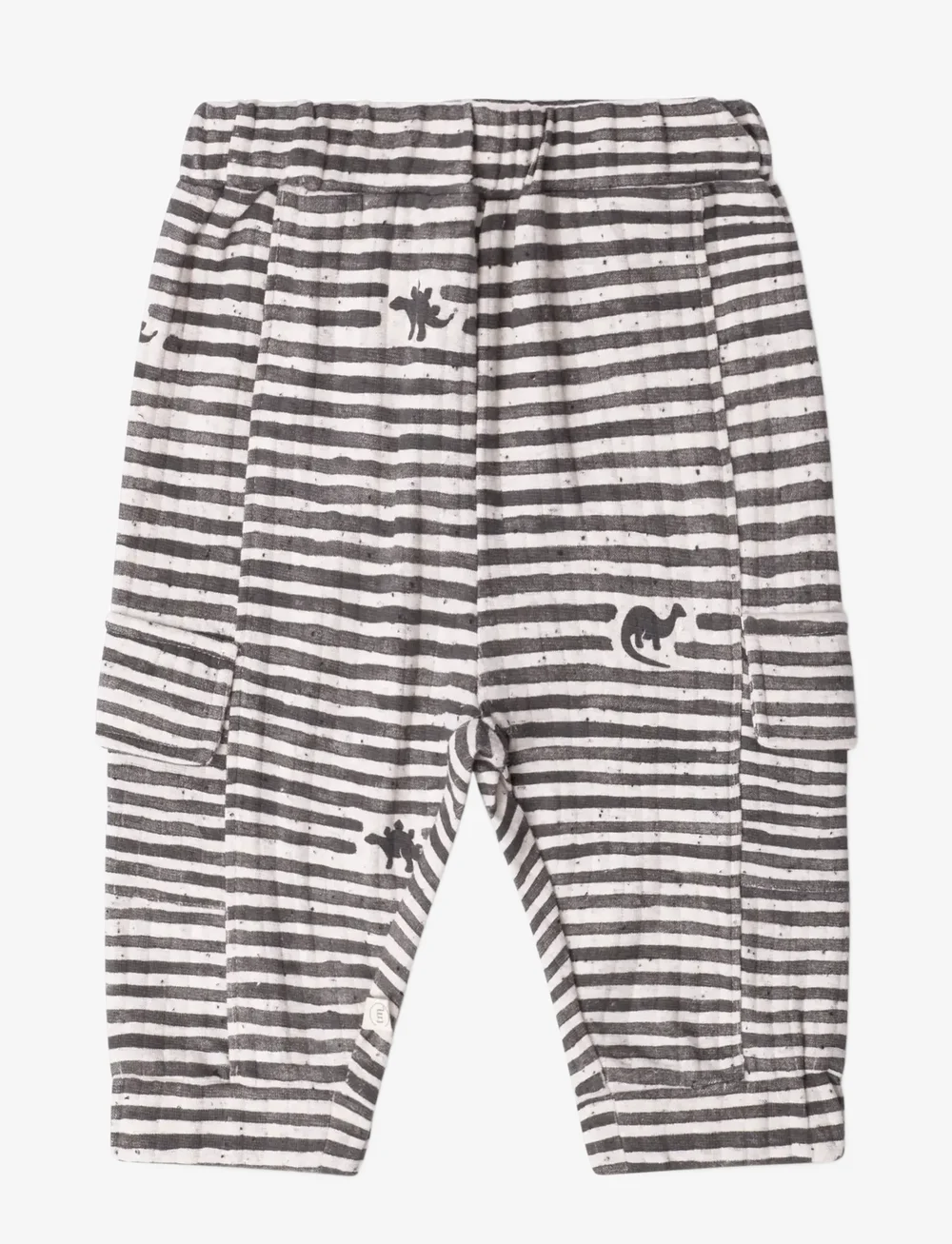 That's Mine - Arthur pants - babybyxor - mono dino stripe - 1