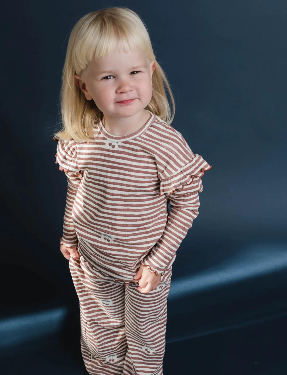 That's Mine - Jamilla blouse - långärmade t-shirts - love berry stripe - 0